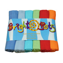 Baby Muslin Squares Burp Cloths Absorbent and Breathable Muslin Cloths Pure Soft 100% Cotton 70cm, Pack of 6 (Boys Combo)