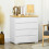 Homcom Cómoda con Cajone Blanco 70 x 37 x 75 cm 9