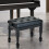 Homcom Banco de Piano Negro 64 x 35 x 55 cm 5