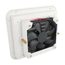 3X 12V Kühlschrank Stumm Entlüftung mit Lüfter für Wohnmobil Anhänger Wohnwagen Seiten Luft Stark Wind Auspuff Auto Styling Wohnmobil