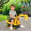 Homcom Tractor Infantil Amarillo 78 x 24 x 58.5 cm 5