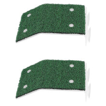 2X Plate-Forme de Pèlerinage de Tortue de Pelouse Plate-Forme de Pèlerinage de Repos de Tortue, Rampe de Tortue D'Herbe de Simulation pour Le