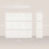 Homcom Biombo Separador Blanco 181 x 1.6 x 180 cm 6