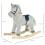 Homcom Caballito Balancín para Bebé Bicolor 73 x 35 x 64 cm 2