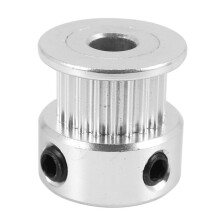 15PCS Aluminium GT2 Zahnriemenscheibe Riemen 20 Zaehne Bohrung 5mm Breite 6mm und Schraubenschluessel Fuer RepRap 3D Drucker Prusa I3