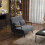 Homcom Sofá Cama Doble Gris 102 x 73 x 81 cm 2
