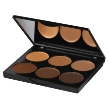 MakeUP Cream Contour Kit, 6 Easily Blendable Colours for Smooth and Long Lasting Contour, Extra Dark