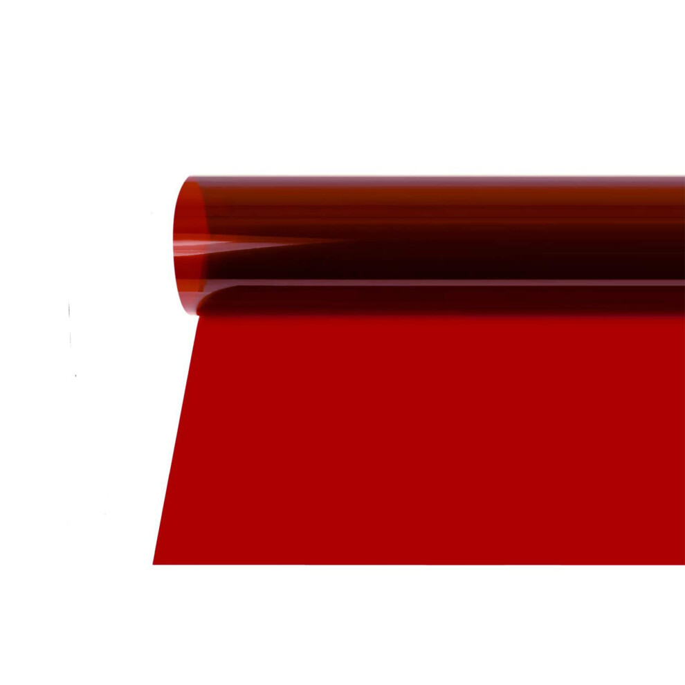 40X50cm Lighting Gel Filter Flash Color Correction Transparent Overlays Sheet Film For 800W Head Strobe Spot Speedlite Red/Light 6923600436571