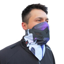 Half Face Mask for Cold Winter Weather. Use this Half Balaclava for Snowboarding, Ski, Motorcycle. (Many Colors) (Galaxy)