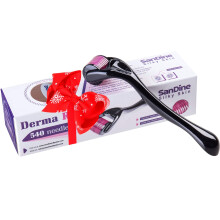 Microneedle Derma Roller - 540 Micro Needle Skin Care System - Ideal to Keep Your Skin Young and Radiant - Titanium for Silky Smooth and Beautiful