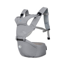 Front Premium Hipseat Baby Carrier, Multifunctional, Ergonomic, 100% Cotton, Butterfly Rotary Buckle, 6 Carrying Positions,Safe and Comfortable,