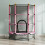 Homcom Cama Elástica Infantil Rosa 140 x 140 x 190 cm 3
