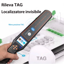 (DS-828) Rilevatore Professionale 50MHz-6GHz per Microspie, GPS e TAG Bluetooth – Dispositivo Anti-Stalking con Analisi 24 Ore, Gr