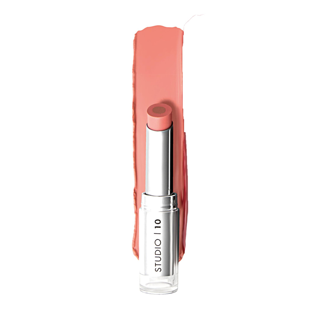 Studio10 Women's 1 Peach Wake Up & Glow Lip & Cheek Tint Lipstick & Blusher 3Ml In - Image 6