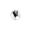 Bristan RD C Round Hook Brass, Chrome 1