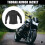 Black Motorcycle Riding Armor Jacket Size M 2