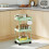 Homcom Carrito de Cocina Verde 42 x 42.5 x 76 cm 5