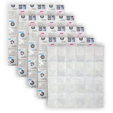 Ice Packs for Shipping Frozen Food - 5 Sheets Cold Pack for Cool Bag Coolers Dry Ice Pack for Transport Perishables, Freezer Block Ice Pack for