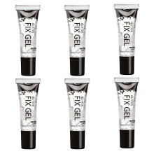 Glitter Fix Gel by Moon Glitter Set of 6 - Cosmetic Glitter Adhesive Primer for Face and Body. for All Glitters Including fine, Chunky, Holographic,