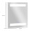 Homcom Armario con Espejo Blanco 50 x 15 x 60 cm 6