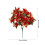 Artificial Red Poinsettia Flowers with Stems 6 Pcs 7