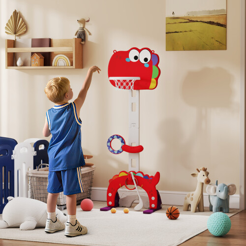 Canasta de Baloncesto Rojo 46 x 51 x 152 cm 1