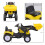 Homcom Tractor Infantil Amarillo 114 x 41 x 52 cm 3