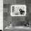 Homcom Espejo de Baño Gris 50 x 70 x 4 cm 2