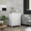 Homcom Cajonera Blanco 74 x 40 x 91 cm 6