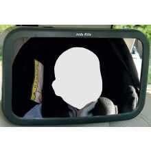 - Back Seat Baby Car Mirror, For Rear View Of Your Infant, With Adjustable Straps and Shatterproof To Be Secured, Tilt Function To 360 Rotation, To