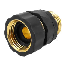 2-Pack 3/4-Inch US Standard Thread Garden Hose Quick Connectors-Suitable for Lawn Irrigation and Outdoor Water Use