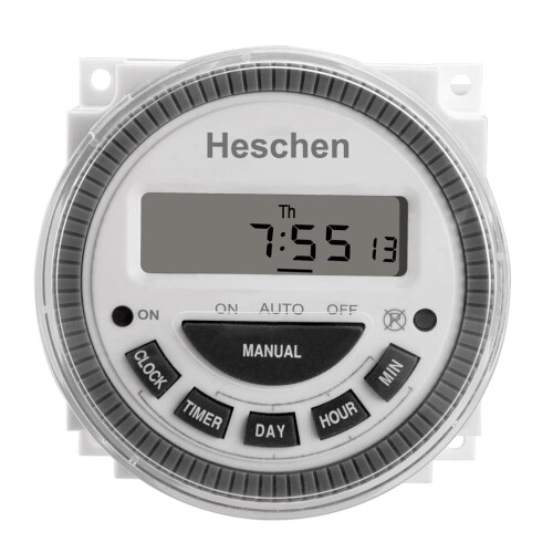 Digital LCD Power Weekly programmable Timer Relay Switch, CN304, TM-619-4, DC12V 16Amp, SPST, 5 Pin 1