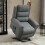 Homcom Sillón Elevador Gris 90 x 91 x 106 cm 5