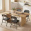 Homcom Sillas Plegable Negro 45 x 46 x 78 cm 5
