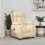 VidaXL vidaXL Massagesessel Creme Stoff 1