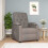 VidaXL vidaXL Massagesessel Taupe Stoff 1