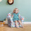Homcom Sillón Infantil Multicolor 50 x 39 x 44 cm 2