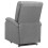 VidaXL vidaXL Massagesessel mit Aufstehhilfe Hellgrau Stoff 4