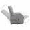 VidaXL vidaXL Massagesessel mit Aufstehhilfe Hellgrau Stoff 5