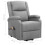 VidaXL vidaXL Massagesessel mit Aufstehhilfe Hellgrau Stoff 8