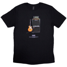(XXL, Black) Oasis Unisex Adult Definitely Maybe Guitar T-Shirt