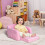 Homcom Sillón para Niño Rosa 47 x 45 x 38 cm 2