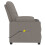VidaXL vidaXL Massagesessel Taupe Stoff 5