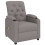 VidaXL vidaXL Massagesessel Taupe Stoff 3