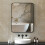 Homcom Espejo de Baño Negro 60 x 2.5 x 80 cm 5