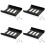 4X Hard Disk Bracket 2.5 to 3.5 Hard Disk Cage Hard Disk Bracket Multi-Function Solid State Drive SSD Bracket 2