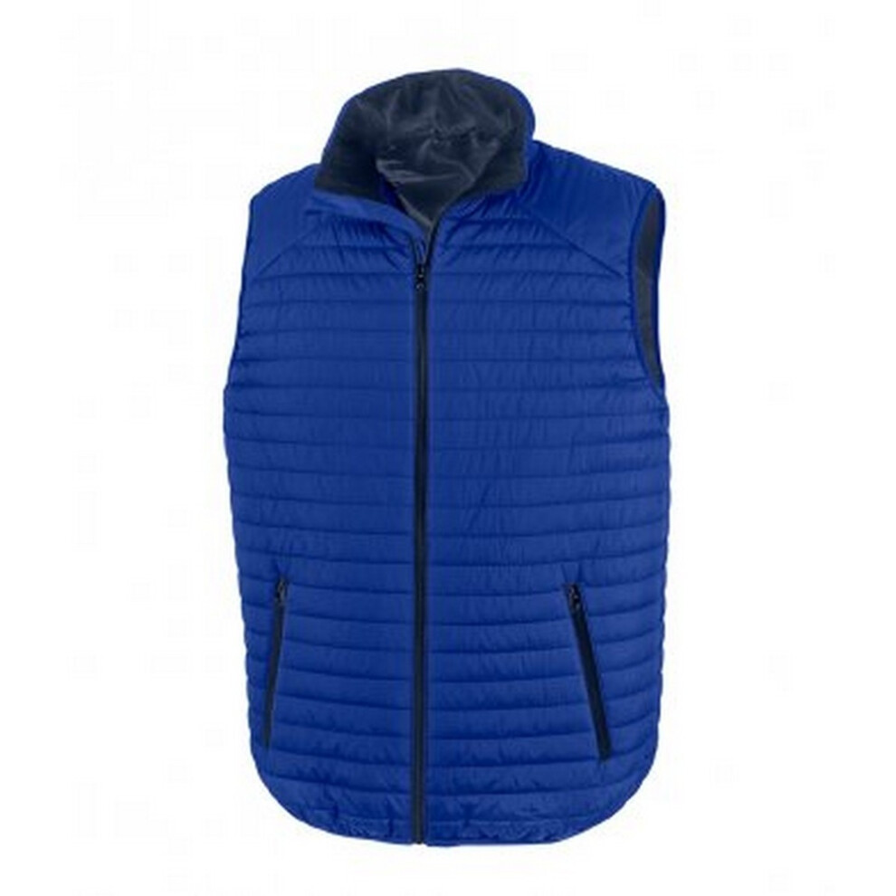 Result (Xl, Royal Blue/Navy) Adults Unisex Thermoquilt Gilet