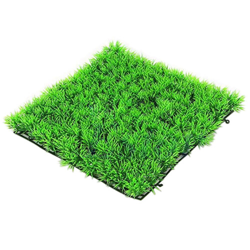 Grama artificial Begine, 25x25cm (9,84x9,84 polegadas), compatível com aquários, flores artificiais para decoração de aquários.