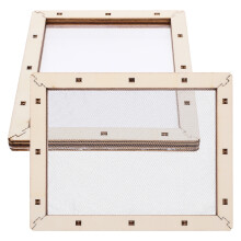 2 stuks handgemaakte papieren gereedschappen, knutselframe, doe-het-zelf papierknutselbenodigdheden, verrassingscadeau, gaas voor kind