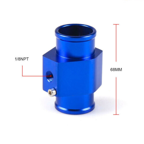 40mm senzor teploty vody v autě, adaptér pro hadici chladiče, měřič teploty vody v autě 1